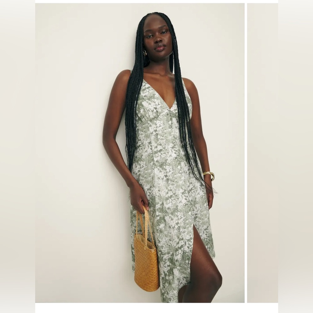 Reformation Sebastien Linen Dress